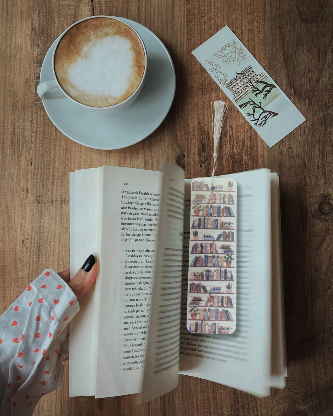 Handcrafted Bookmarks | Bookish Merch | Decorative Bookmark | Cardstock Bookmark with Tassels