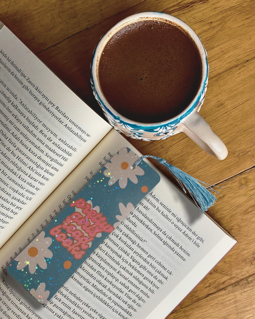 Handcrafted Bookmarks | Bookish Merch | Decorative Bookmark | Cardstock Bookmark with Tassels