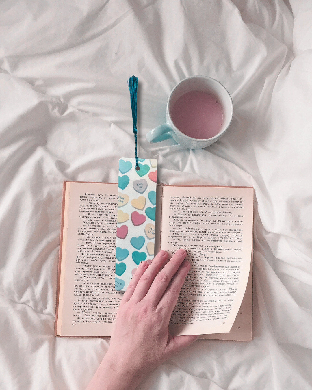 Handcrafted Bookmarks | Bookish Merch | Decorative Bookmark | Cardstock Bookmark with Tassels