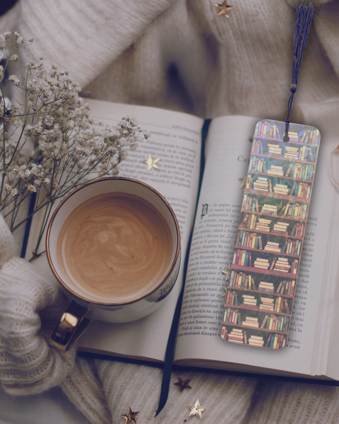 Handcrafted Bookmarks | Bookish Merch | Decorative Bookmark | Cardstock Bookmark with Tassels