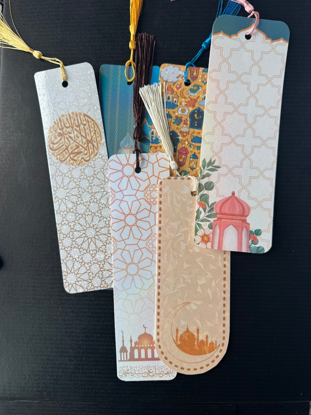Islamic Bookmarks – Ramadan Eid Party Favors, Floral Lantern Design